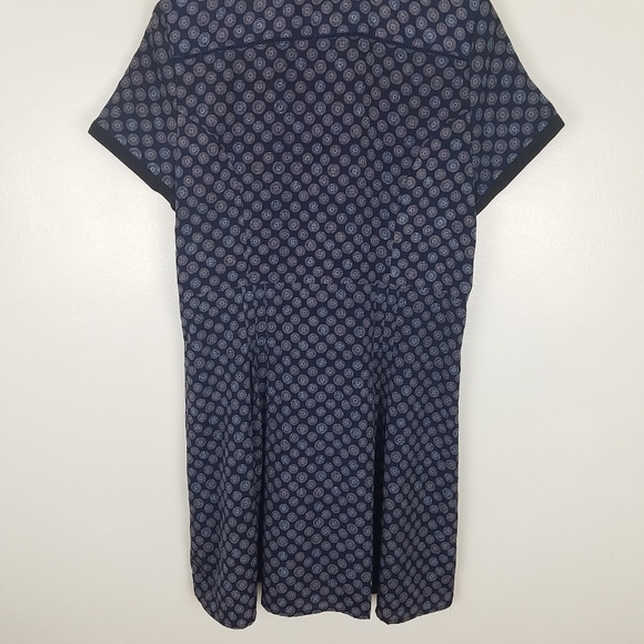 JASON Wu For Target Novelty Print Hidden Button Front Pleated Shirt Dress - Picture 8 of 11